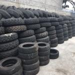Coton warehouse in Santo Domingo, Dominican Republic - the tyre yard