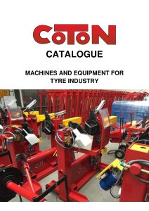 COTON CATALOGUE 2020 - MACHINES AND EQUIPMENT FOR THE TYRE INDUSTRY